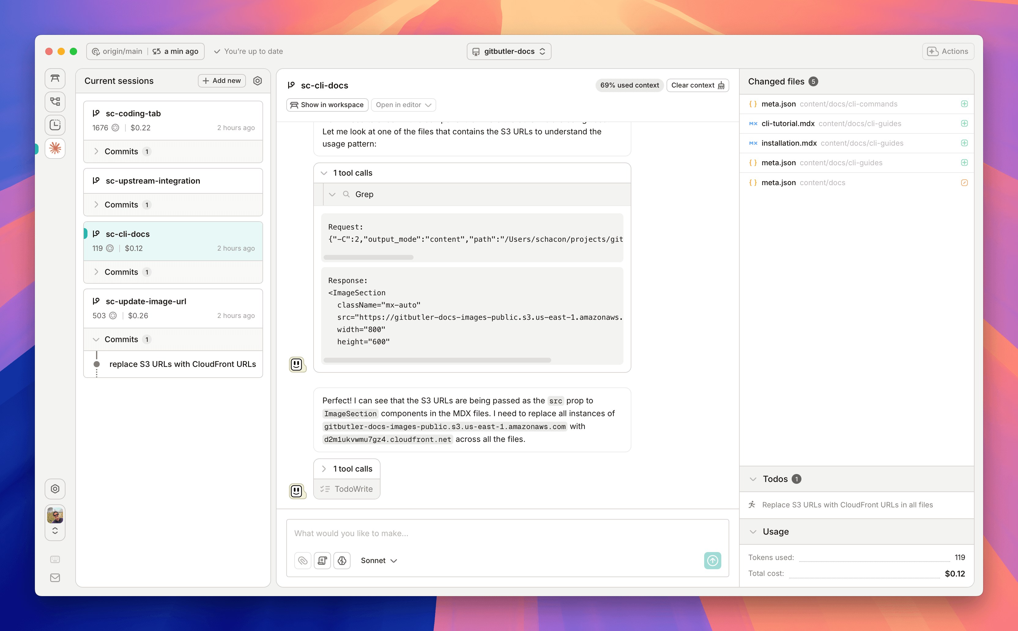 GitButler Agents Tab